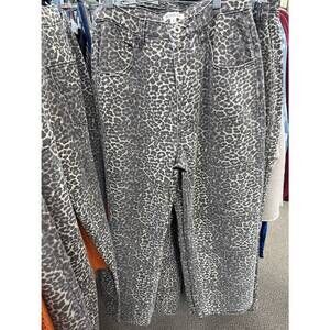 NEW WISHLIST women's wide-leg comfortable pants in leopard print